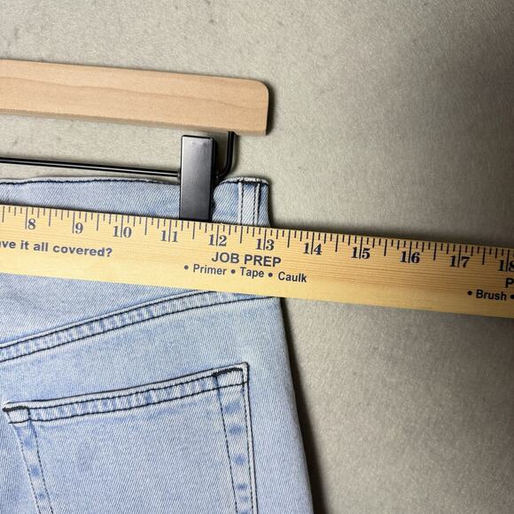 Cotton Citizen Split Skinny Leg Light Wash Button Fly Women’s Size 24 - Picture 9 of 10
